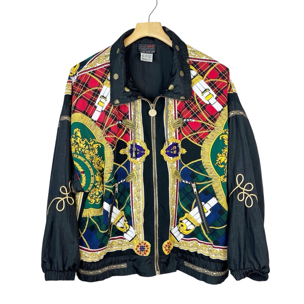 Vintage Mureli Oversized Royal Theme Jacket Size Medium